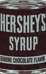 Hershey's Syrup Playing Card