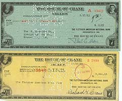 House of Crane Cigar Checks