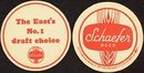 Schaefer Beer coaster