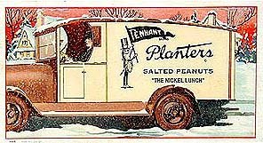 Mr. Peanut Blotter - Vintage Planters Nut