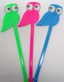 72 Google Eye Drink Swizzle Stick Stirrers Owl