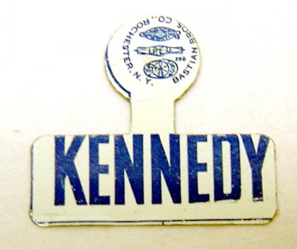 JFK Kennedy Tags - 50 Vintage Political Lapel Pins