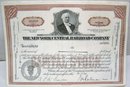 Railroad Stock Certificates - 10 Vintage 1960s