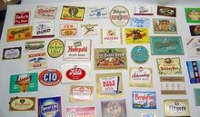 Old Beer Labels - 43 Vintage Lot Brew Advertising