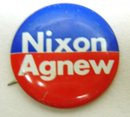 Nixon Agnew Pins - Republican Party President