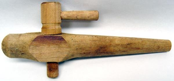 Wood Beer Keg Spout Tap