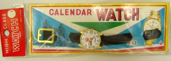 Tin Toy Watches - 4 Dime Store 1950s Watch Display PacksS