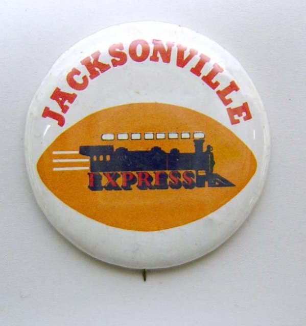 Jacksonville Express Train Pinbacks Pins