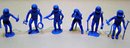 Spaceman Toy Figures - Vintage lot
