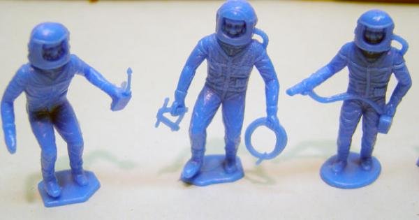 Spaceman Toy Figures - Vintage lot