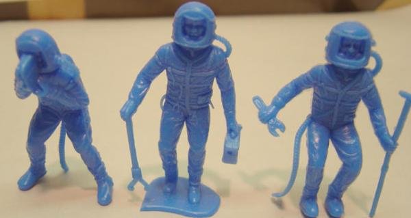 Spaceman Toy Figures - Vintage lot