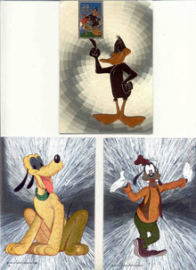 Disney Postcards Greeting Card