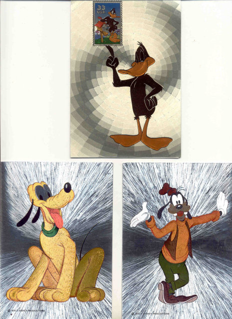 Disney Postcards Greeting Card