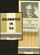 Barry Goldwater 1964 Matchbook