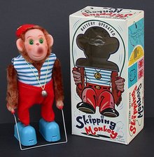 Skipping Monkey Toy - Battery Operated 1960s