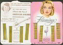 Flamingo Bobby Pin Hair Store Display Card 1950