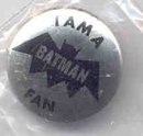 Batman Club Pinback Pin 1960s TV