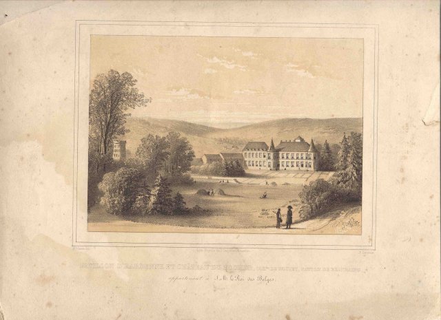 Art Antique Italian Engraving Pavillion Hakewel