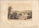 Art Antique Italian Engraving Pavillion Hakewel