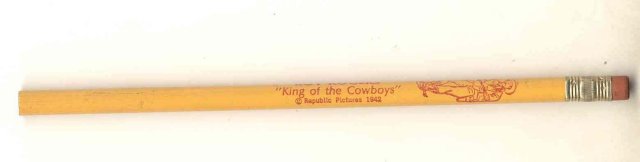 Roy Rogers Pencil 1942