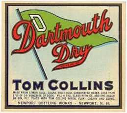 Dartmouth Dry Whiskey Sour Soda Label