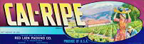 Cal-Ripe Grape Crate Label