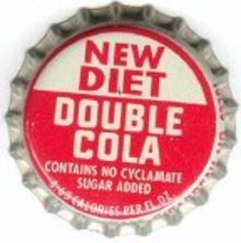Diet Double Cola Soda Bottle Caps