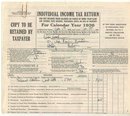 1040 IRS Tax Return 1936