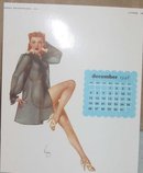 Varga 1948 Pinup Calendar Sheet