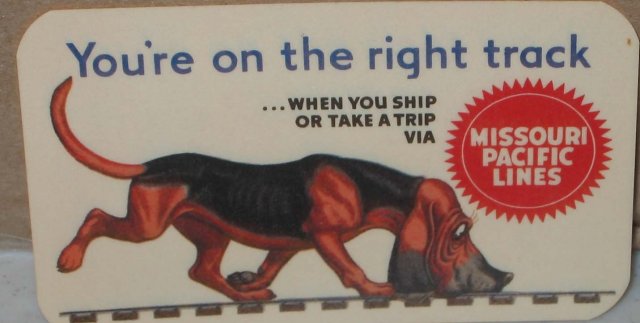 Missouri Pacific Railroad Calendar 1955