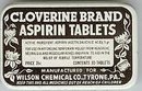 Cloverine Aspirin Medicine Tins