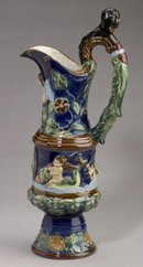 Porcelain Majolica Pitcher