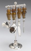 Nickel Finish Bar Accessories