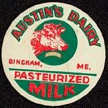 Austin's Dairy Milk Bottle Caps