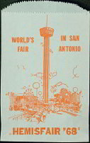 San Antonio World's Fair Hemisphere Bag