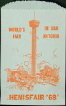 San Antonio World's Fair Hemisphere Bag