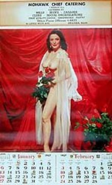 Evelyn West Calendar 1957