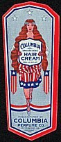 Patriotic Columbia Hair Tonic Labels