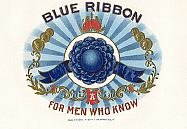 Blue Ribbon Cigar Box Label 1920s
