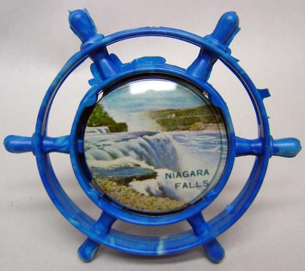 Niagara Falls Souvenir Toy Wheels in Box 1950s