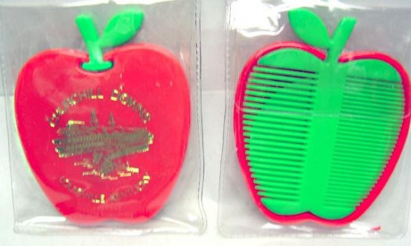 Churchill Downs Apple Mirror Comb Set 1960s Toy