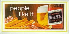 Carling Black Label Beer Blotter 1960S