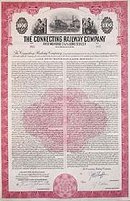 Connecting Railway Bond 1920s