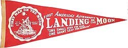 Apollo Space Moon Pennant 1969