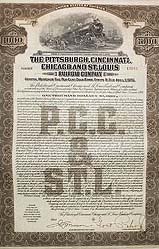 Gold Railroad Bond 1925