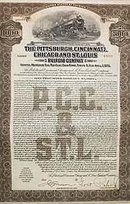 Gold Railroad Bond 1925
