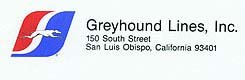 Greyhound Bus Stationery 1970s