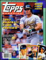 Topps 1990 Baseball Cards Magazine