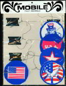 Hippie Mobile with Uncle Sam & Peace Signs
