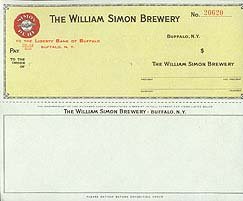 Simon Brewery Checks 1940s